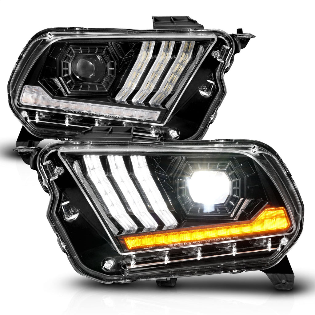 Anzo USA 121577 LED Projector Headlight Fits 10-14 Mustang