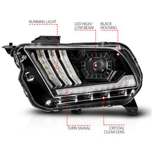 Load image into Gallery viewer, Anzo USA 121577 LED Projector Headlight Fits 10-14 Mustang