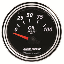 Load image into Gallery viewer, AutoMeter 1228 Designer Black II Oil Pressure Gauge