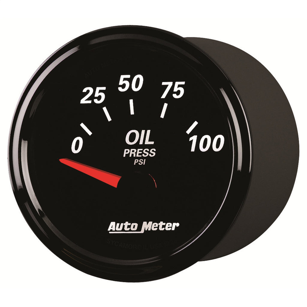 AutoMeter 1228 Designer Black II Oil Pressure Gauge