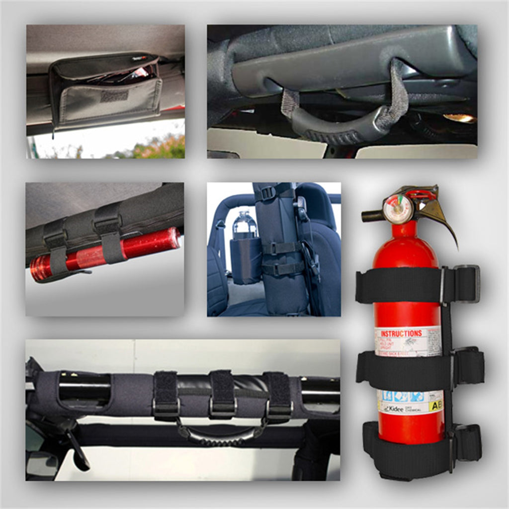 Rugged Ridge 12496.01 Interior Roll Bar Trim Kit Fits 07-18 Wrangler (JK)