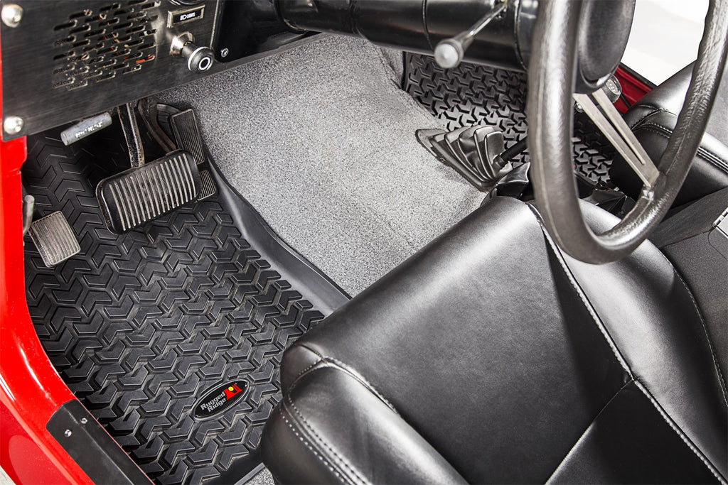 Rugged Ridge 12920.21 All Terrain Floor Liner Fits CJ7 Scrambler Wrangler (YJ)