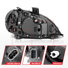 Load image into Gallery viewer, Anzo USA 131028 LED Crystal Headlight Fits 00-13 Columbia