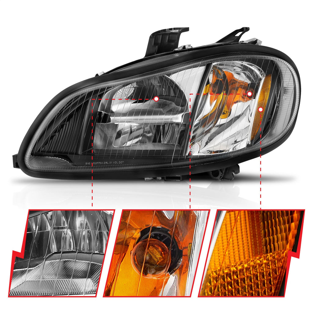 Anzo USA 131030 LED Crystal Headlight Fits 03-11 M2