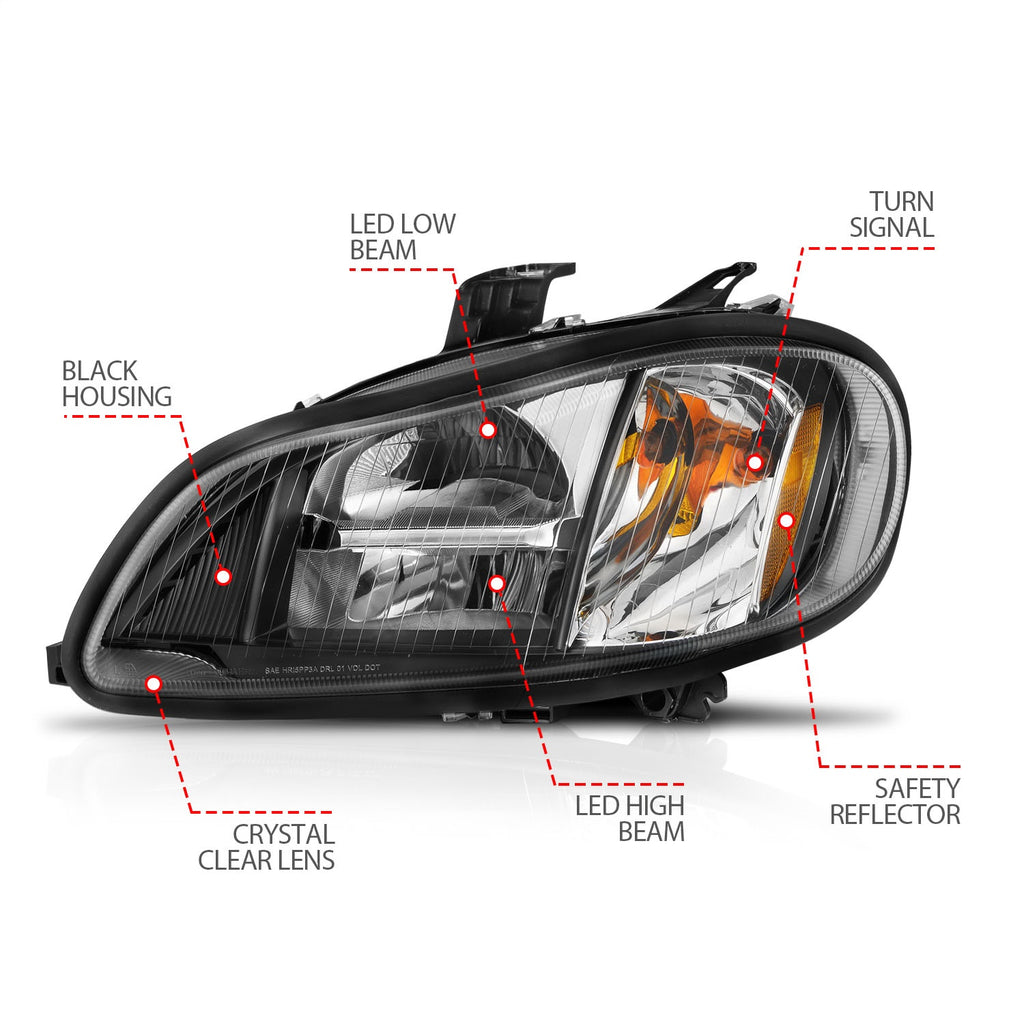 Anzo USA 131030 LED Crystal Headlight Fits 03-11 M2