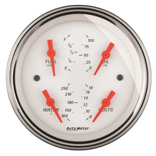 Load image into Gallery viewer, AutoMeter 1314 Arctic White Quad Gauge