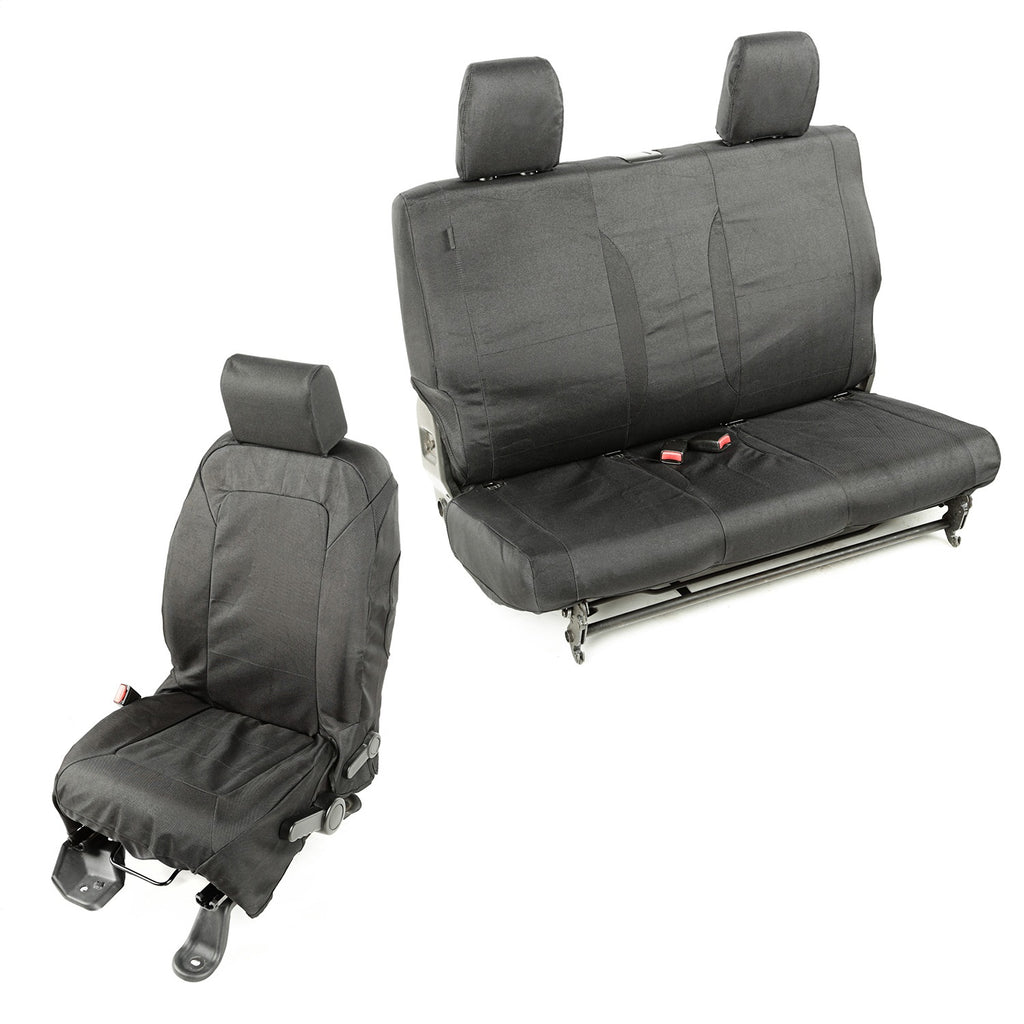 Rugged Ridge 13256.01 Elite Ballistic Seat Cover Set Fits 07-10 Wrangler (JK)