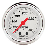 AutoMeter 1332 Arctic White Mechanical Water Temperature Gauge