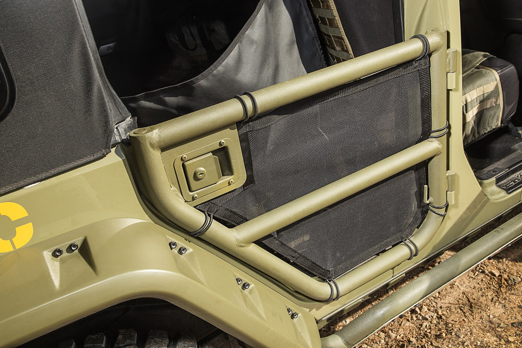Rugged Ridge 13579.51 Tube Door Covers Fits 07-18 Wrangler (JK)