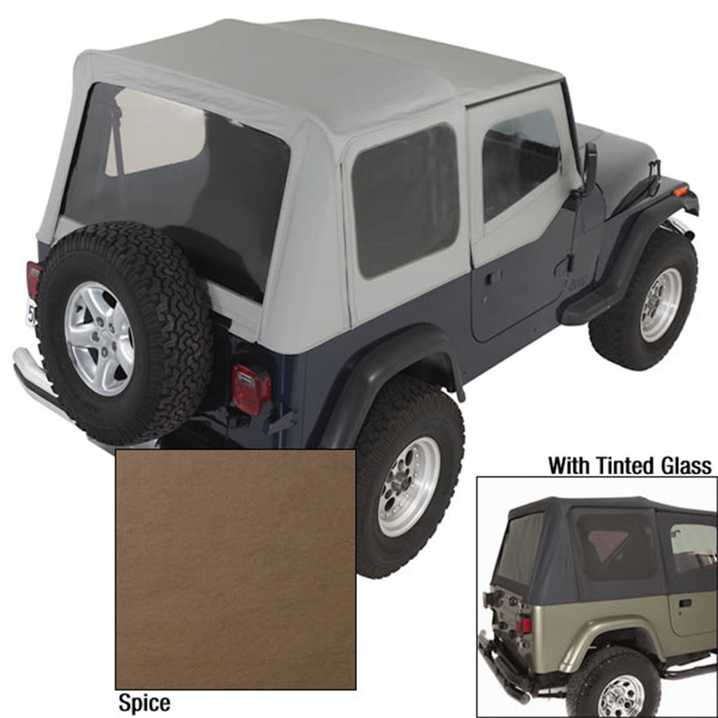 Rugged Ridge 13722.37 XHD Soft Top Fits 88-95 Wrangler (YJ)