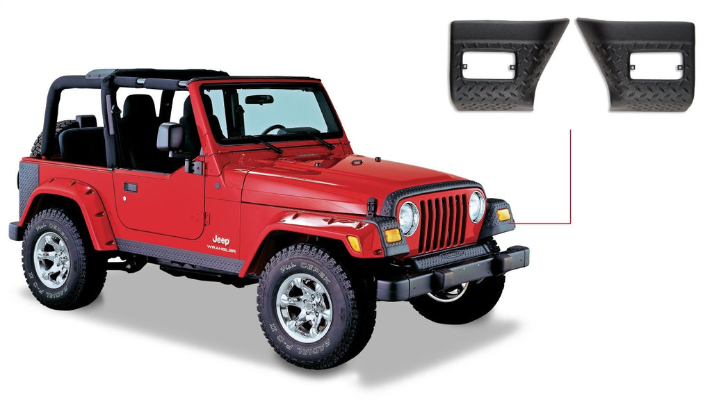 Bushwacker 14007 TrailArmor Corner Guard Fits 97-06 Wrangler (TJ)