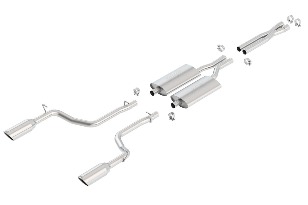 Borla 140125 S-Type Cat-Back Exhaust System Fits 05-10 300 Charger Magnum
