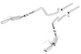 Borla 140135 S-Type Cat-Back Exhaust System Fits 05-09 Mustang