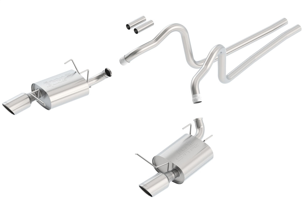 Borla 140375 S-Type Cat-Back Exhaust System Fits 11-14 Mustang