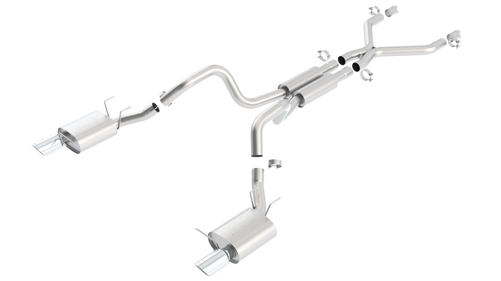 Borla 140389 S-Type Cat-Back Exhaust System Fits 11-12 Mustang