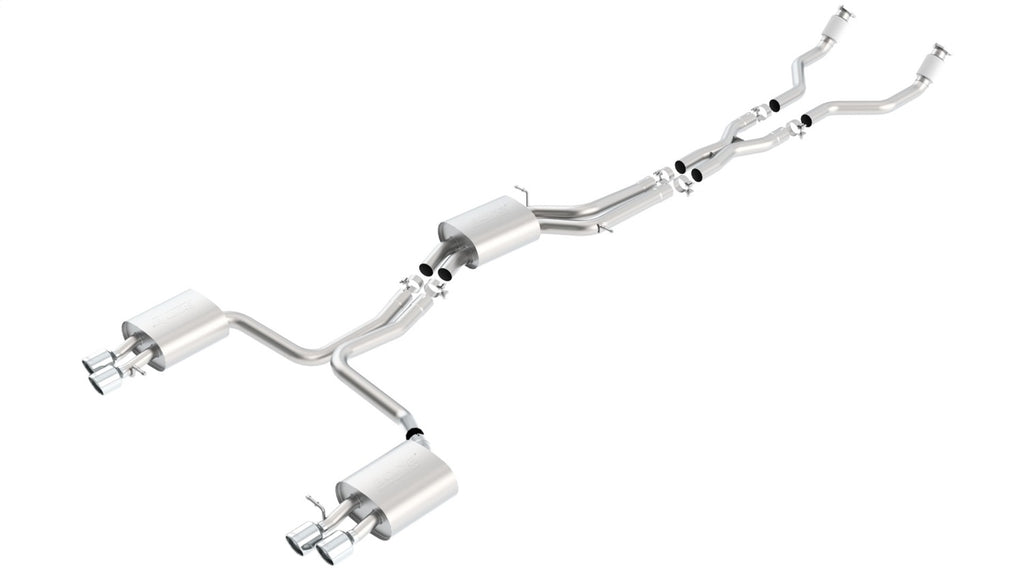 Borla 140391 S-Type Cat-Back Exhaust System Fits 08-17 S5