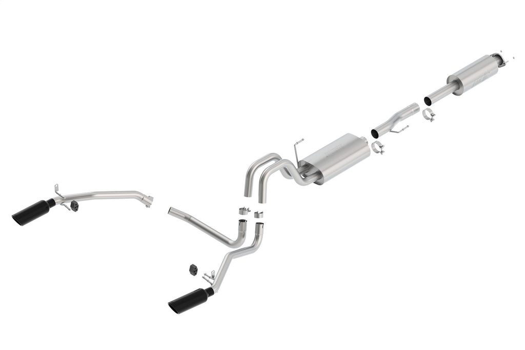 Borla 140416BC S-Type Cat-Back Exhaust System Fits 11-14 F-150