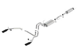 Borla 140416BC S-Type Cat-Back Exhaust System Fits 11-14 F-150