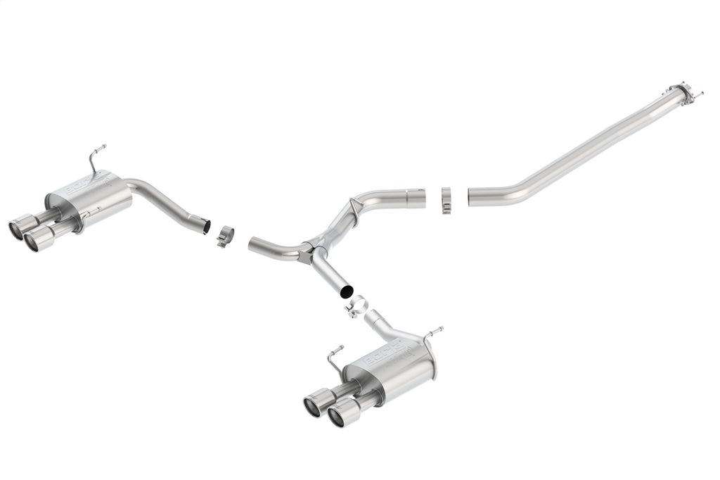 Borla 140418 ATAK Cat-Back Exhaust System Fits 11-14 Impreza WRX WRX STI