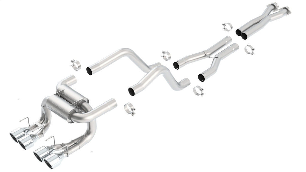 Borla 140422 ATAK Cat-Back Exhaust System Fits 06-11 Corvette