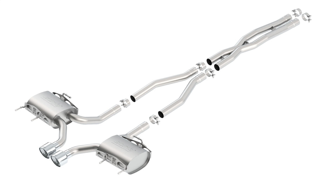 Borla 140433 Touring Cat-Back Exhaust System Fits 11-15 CTS