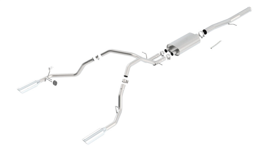 Borla 140437 S-Type Cat-Back Exhaust System Fits Sierra 1500 Silverado 1500