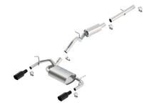 Load image into Gallery viewer, Borla 140460BC Touring Cat-Back Exhaust System Fits 12-18 Wrangler (JK)
