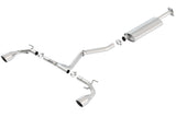 Borla 140496 S-Type Cat-Back Exhaust System Fits 13-20 86 BRZ FR-S