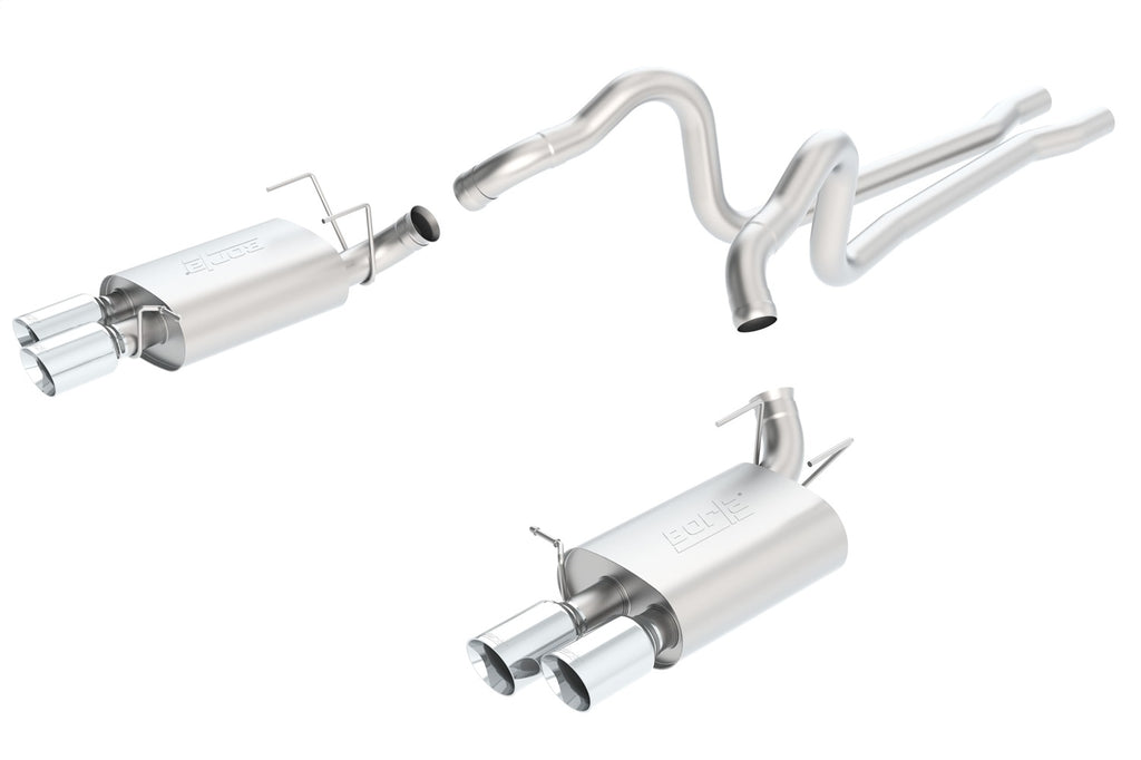 Borla 140500 S-Type Cat-Back Exhaust System Fits 13-14 Mustang