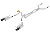 Borla 140515BC S-Type Cat-Back Exhaust System Fits 13-14 Mustang