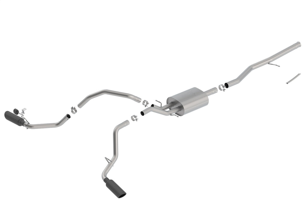 Borla 140549BC ATAK Cat-Back Exhaust System Fits Sierra 1500 Silverado 1500