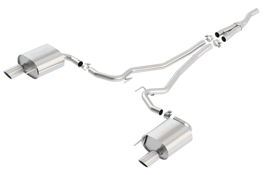 Borla 140584 S-Type Cat-Back Exhaust System Fits 15-23 Mustang