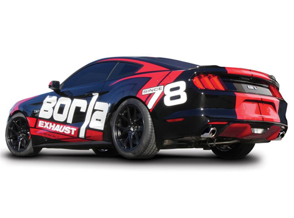Borla 140590 S-Type Cat-Back Exhaust System Fits 15-17 Mustang