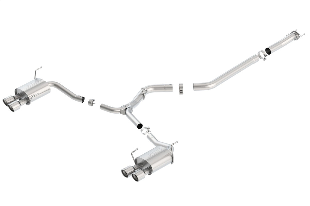 Borla 140595 S-Type Cat-Back Exhaust System Fits 15-21 WRX WRX STI