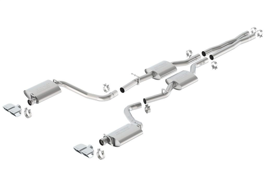 Borla 140626 Touring Cat-Back Exhaust System Fits 15-22 Challenger