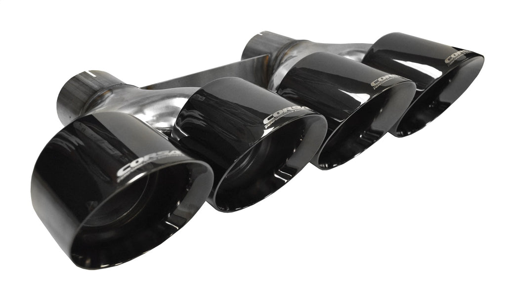 Corsa Performance 14062BLK Exhaust Tip Kit Fits 14-19 Corvette
