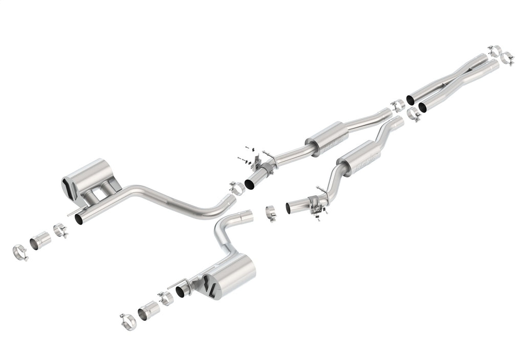 Borla 140639 Touring Cat-Back Exhaust System Fits 15-22 Challenger