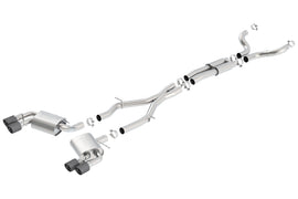 Borla 140687CF S-Type Cat-Back Exhaust System Fits 16-24 Camaro