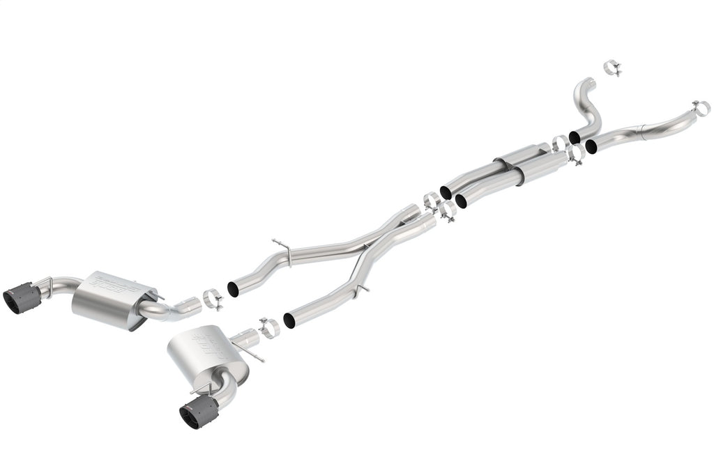 Borla 140689CFBA S-Type Cat-Back Exhaust System Fits 16-22 Camaro