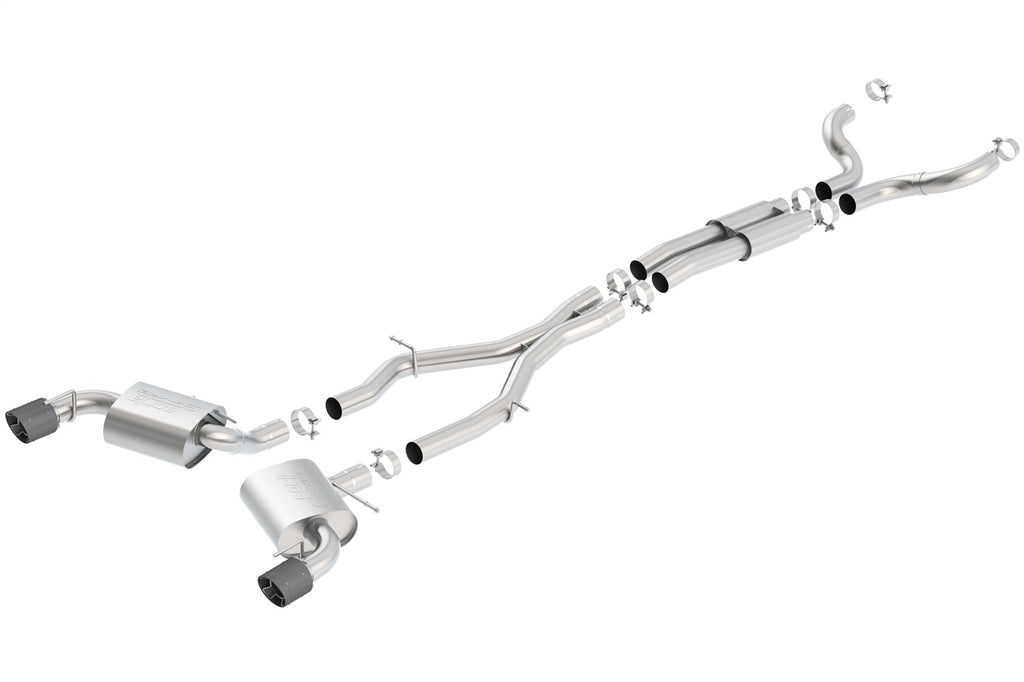 Borla 140689CF S-Type Cat-Back Exhaust System Fits 16-24 Camaro