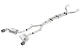 Borla 140690CFBA ATAK Cat-Back Exhaust System Fits 16-22 Camaro