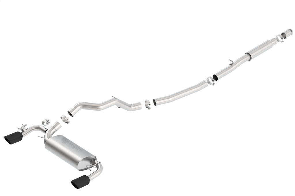 Borla 140702BC S-Type Cat-Back Exhaust System Fits 16-18 Focus