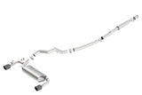 Borla 140702CFBA S-Type Cat-Back Exhaust System Fits 16-18 Focus