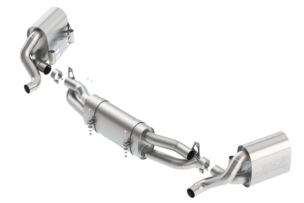 Borla 140710 S-Type Cat-Back Exhaust System Fits 13-15 911
