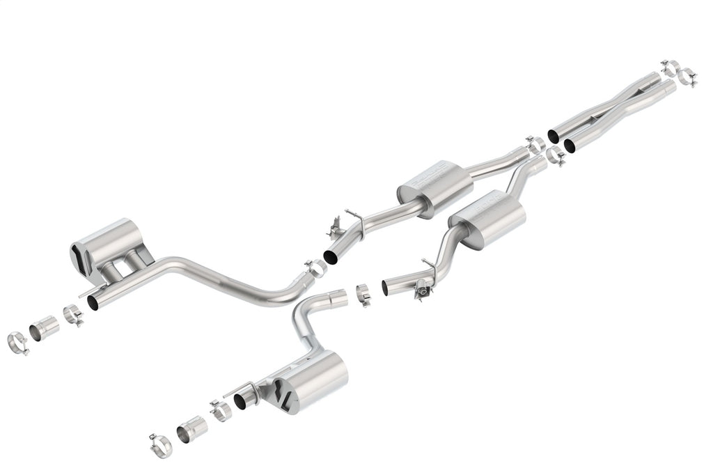 Borla 140715 S-Type Cat-Back Exhaust System Fits 16-22 Challenger