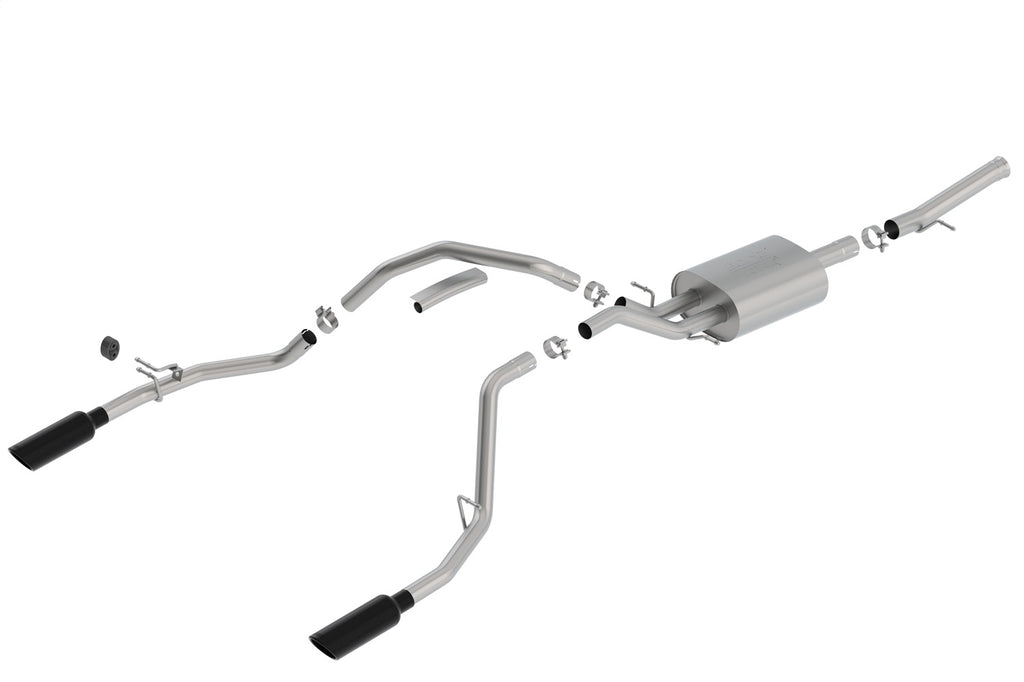 Borla 140718BC ATAK Cat-Back Exhaust System Fits Sierra 1500 Silverado 1500