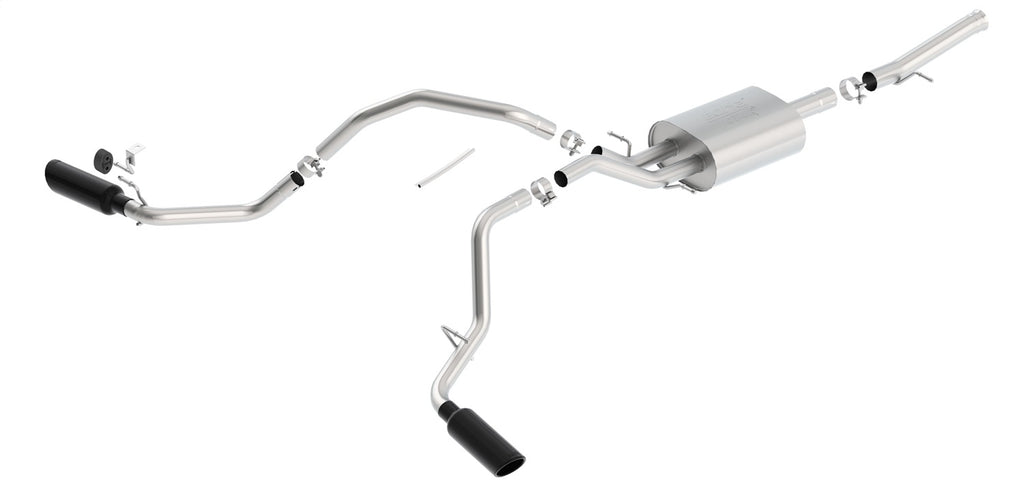 Borla 140720BC ATAK Cat-Back Exhaust System Fits Sierra 1500 Silverado 1500