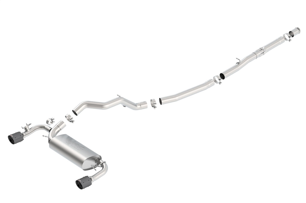 Borla 140730CFBA ATAK Cat-Back Exhaust System Fits 16-18 Focus