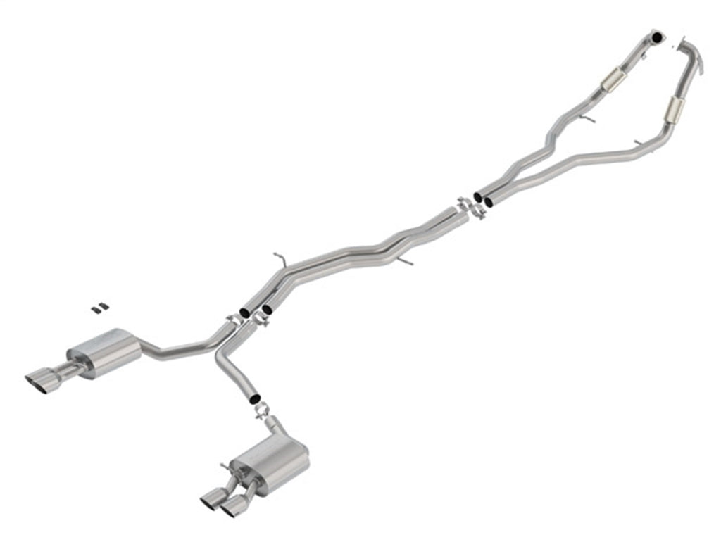 Borla 140740SB S-Type Cat-Back Exhaust System Fits 18-22 S4 S5