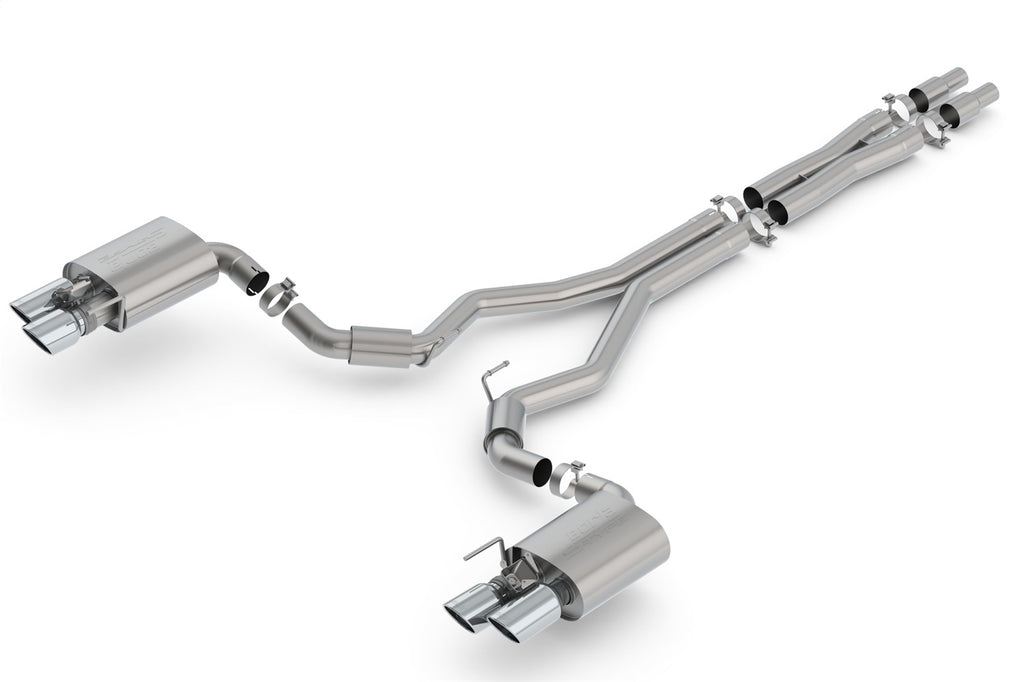 Borla 140742 S-Type Cat-Back Exhaust System Fits 18-23 Mustang